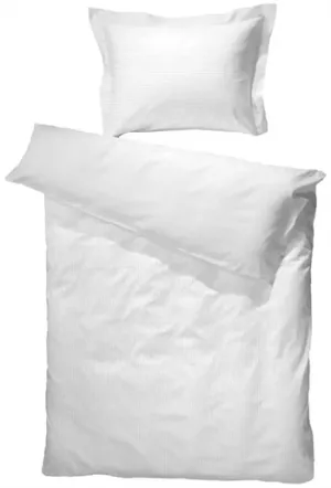 6: Junior Sengetøj 100x130 cm - Hvid sengetøj i junior - 100% Bomuldssatin - Turiform